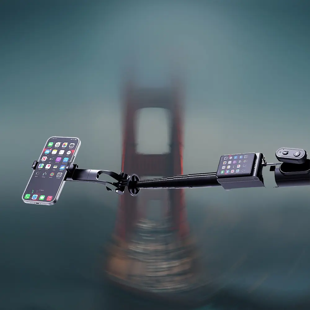 Lenyes LPH120 Ekranlı Uzaktan Kumandalı Tripod ve Selfie Çubuğu