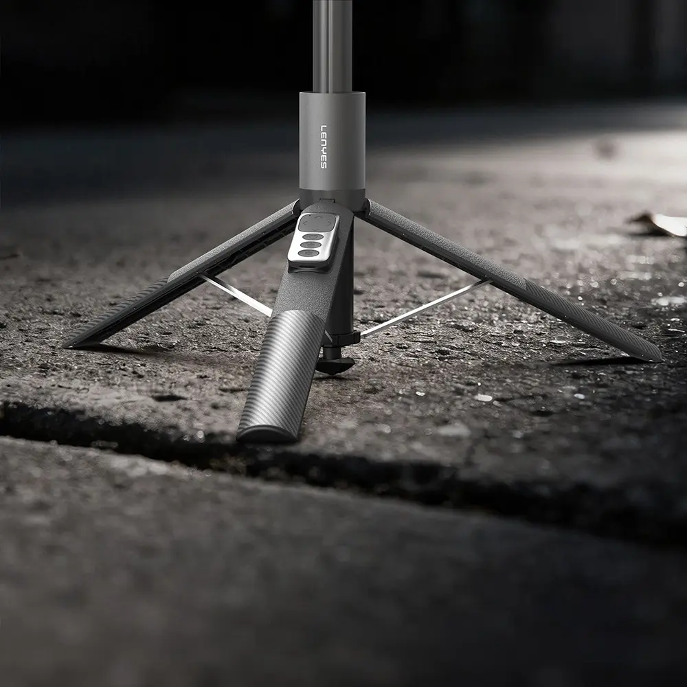 Lenyes LPH127 360 Dönebilen Bluetooth Kumandalı Tripod ve Selfie Çubuğu