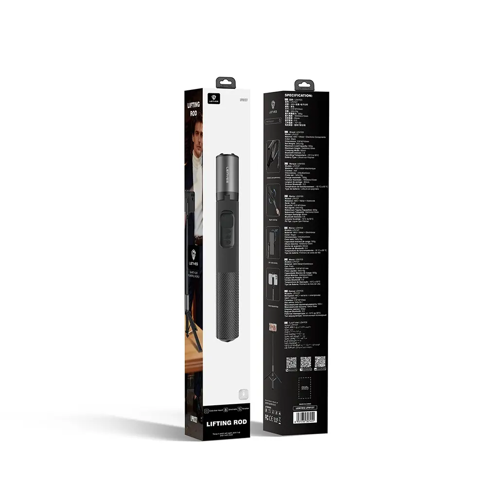 Lenyes LPH127 360 Dönebilen Bluetooth Kumandalı Tripod ve Selfie Çubuğu