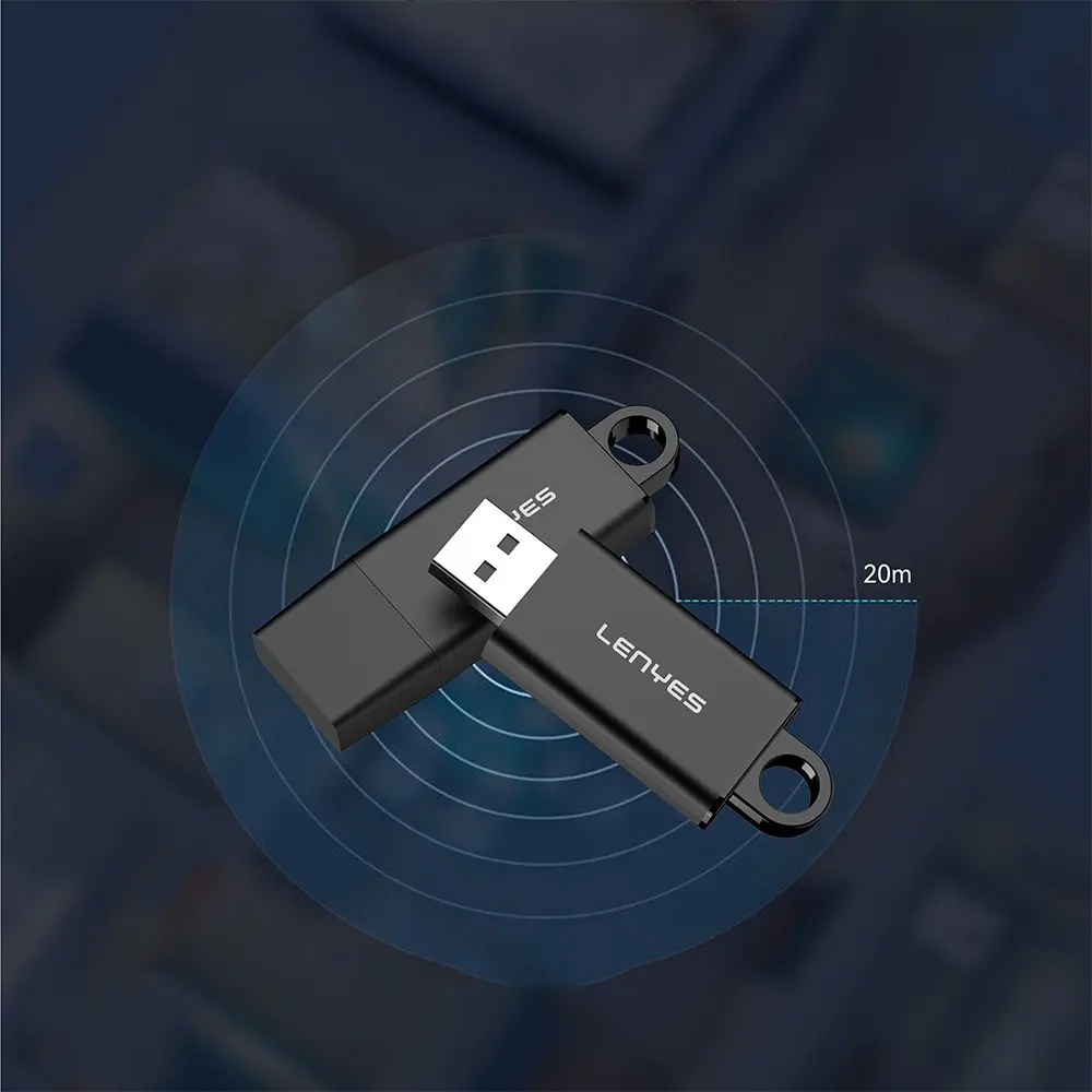 Lenyes LR201 USB Bluetooth 5.1 Adaptör, 5 Cihaz Bağlantısı