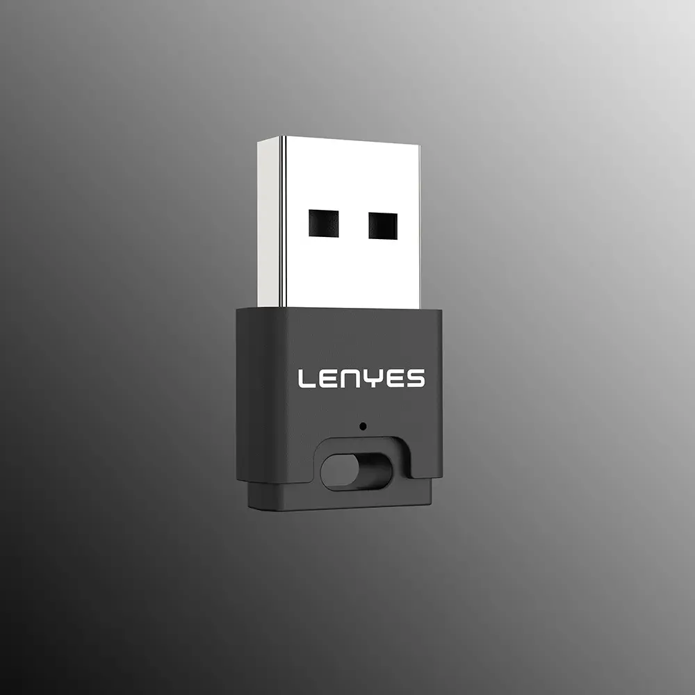 Lenyes LR203 USB Bluetooth 5.0 Adaptör, 5 Cihaz Bağlantısı ve 20 m Menzil