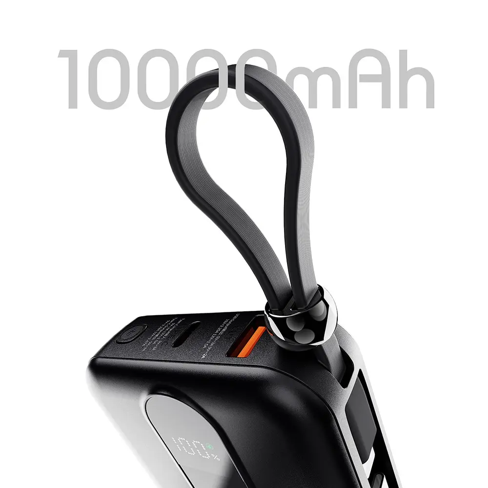 Lenyes P562L 10000mAh Powerbank, 22.5W Hızlı Şarj ve Dijital LED Göstergeli