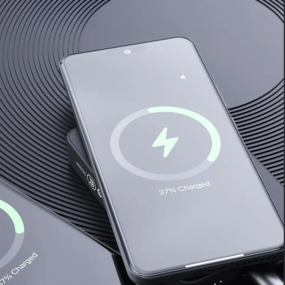 Lenyes P32-1 Aramid Fiber Powerbank, 10000mAh, 15W Kablosuz Şarj