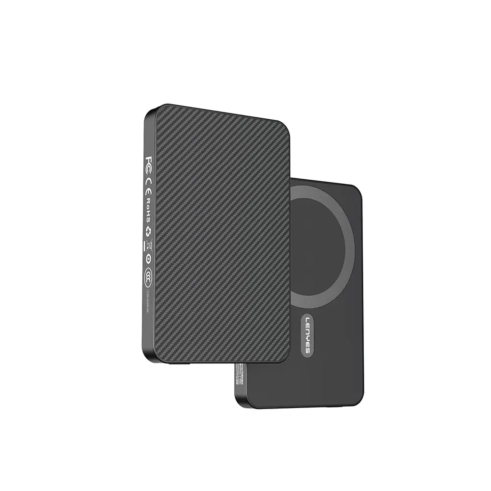 Lenyes P32 M-safe Şarj Özellikli Aramid Fiber Powerbank 15W 5000mAh
