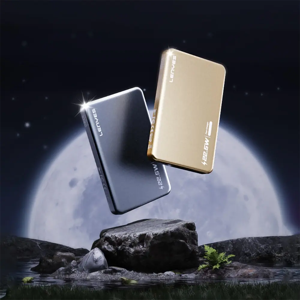 Lenyes PW019D 5000mAh PD 20W Kablosuz Şarjlı Powerbank