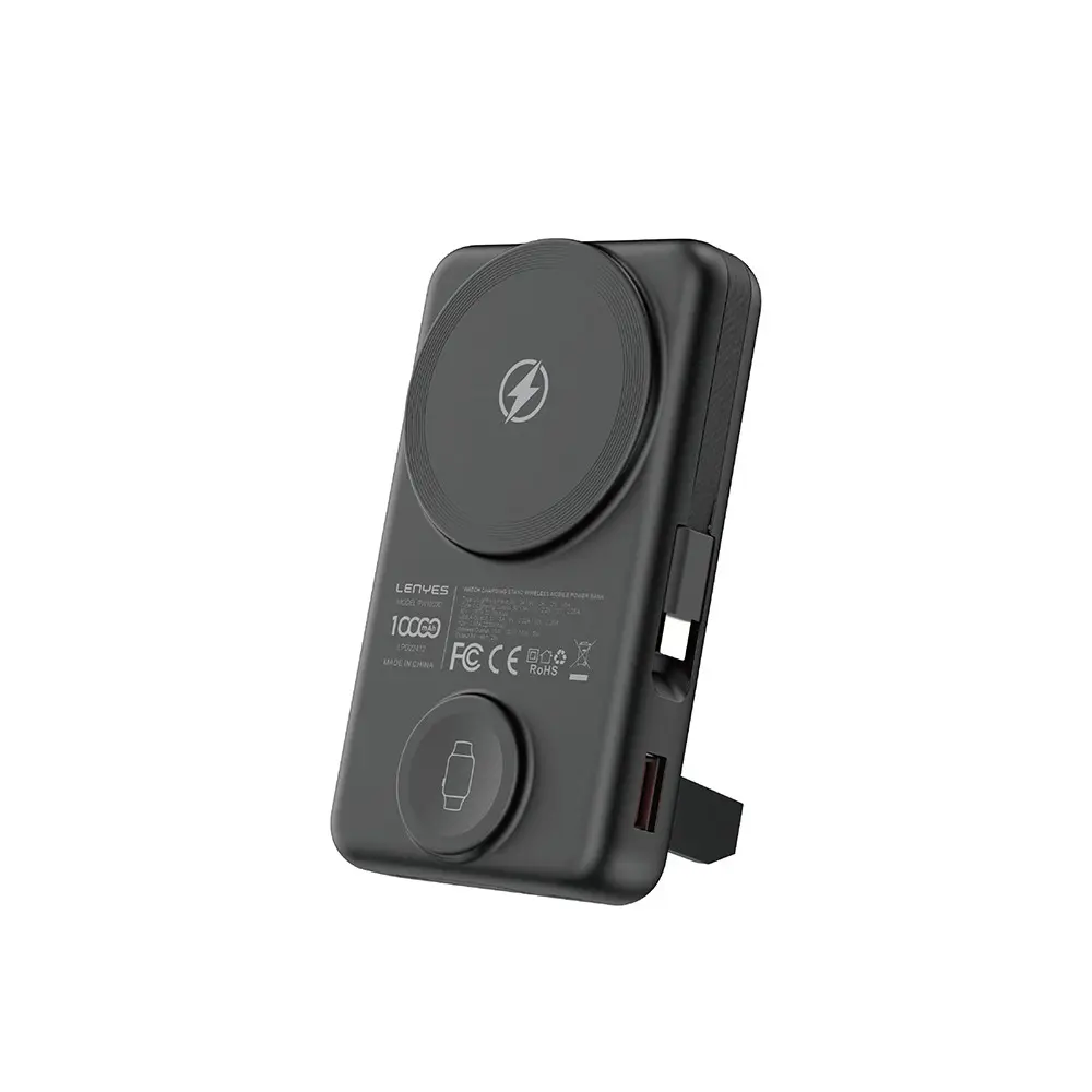 Lenyes PW1003D 10000 mAh Powerbank, 22.5 W ve 15 W Kablosuz Şarj