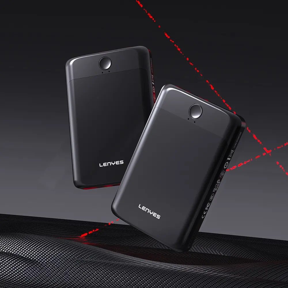 Lenyes PW1008D 10.000mAh PD 20W Kablosuz Powerbank, LED Ekranlı