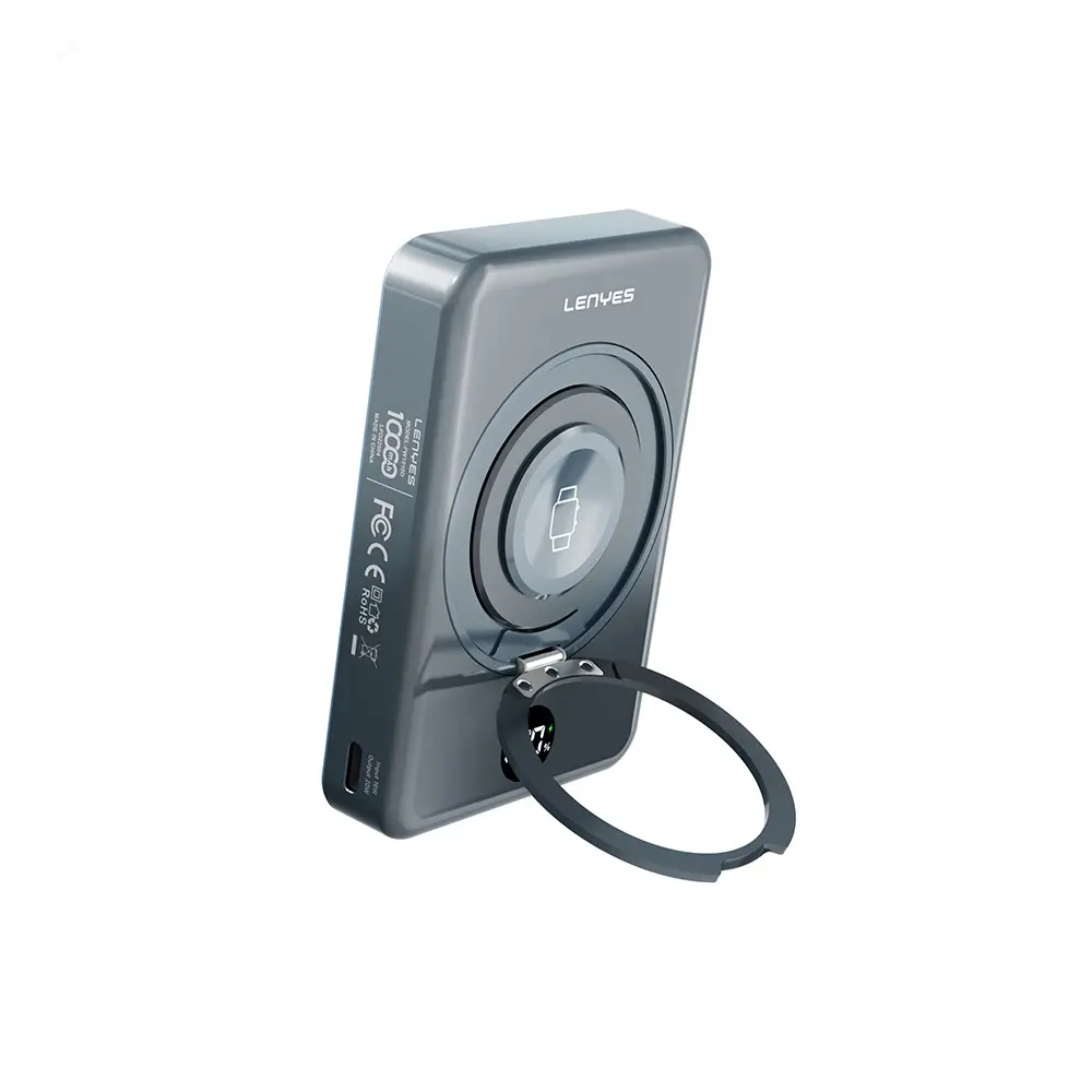 Lenyes PW1010D 10000mAh Powerbank, 20W PD ve 15W Kablosuz Şarj