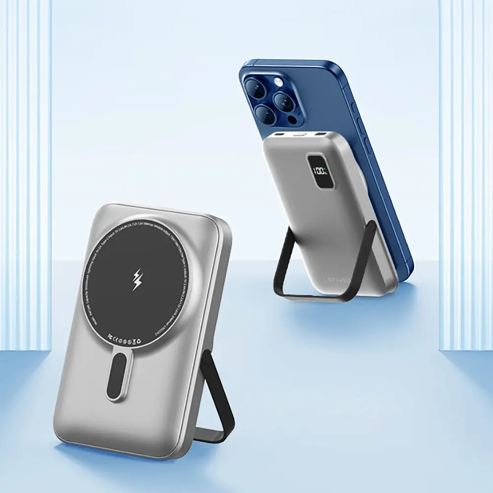 Lenyes PW134D 10000mAh Powerbank, 20W PD ve 15W Kablosuz Şarj
