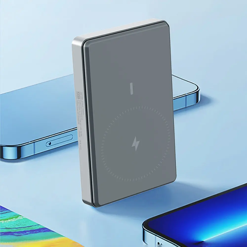 Lenyes PW137D 10000mAh Manyetik Kablosuz Powerbank, 20W Type-C