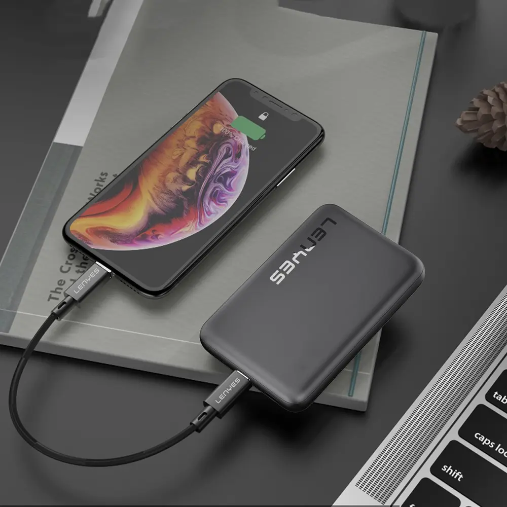 Lenyes PW139D 10000mAh PD 20W Kablosuz Şarjlı Powerbank