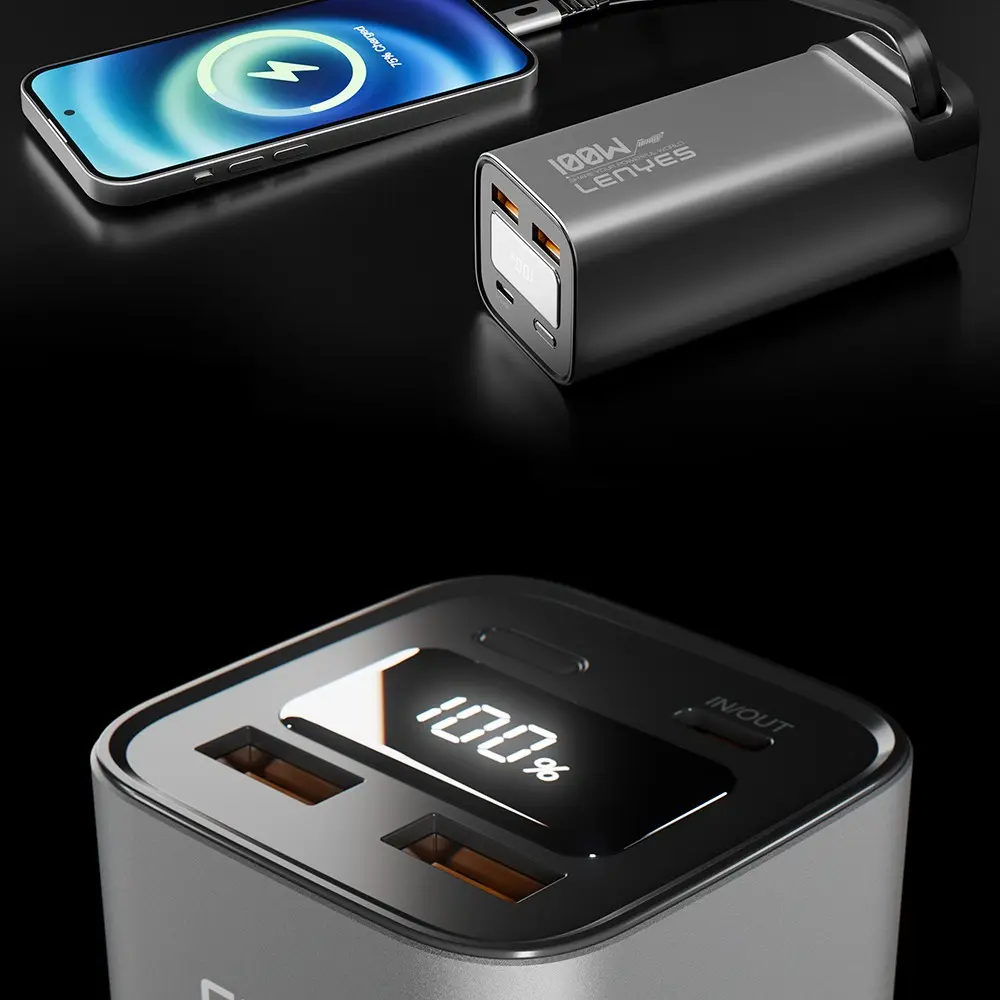 Lenyes PX2001D 20000mAh 100W Taşınabilir Powerbank