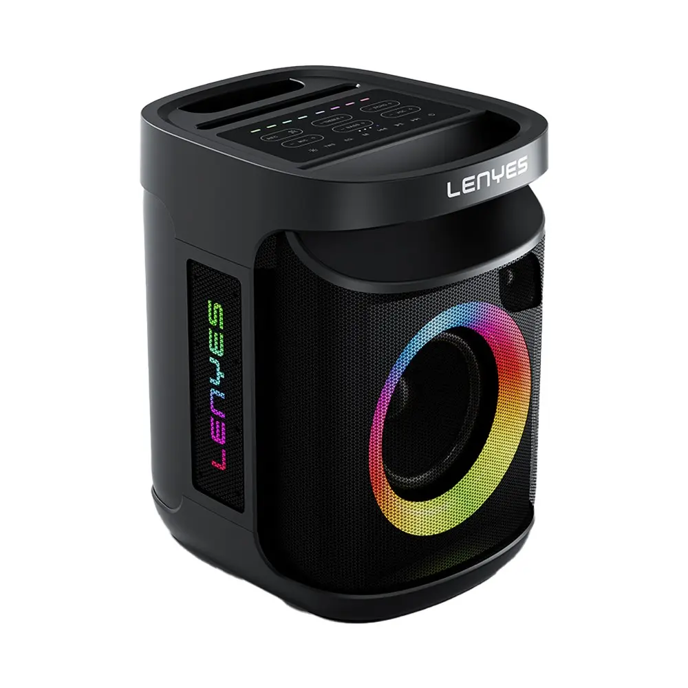 Lenyes S881 Bluetooth Hoparlör, Mikrofonlu, RGB Işıklı ve IPX4