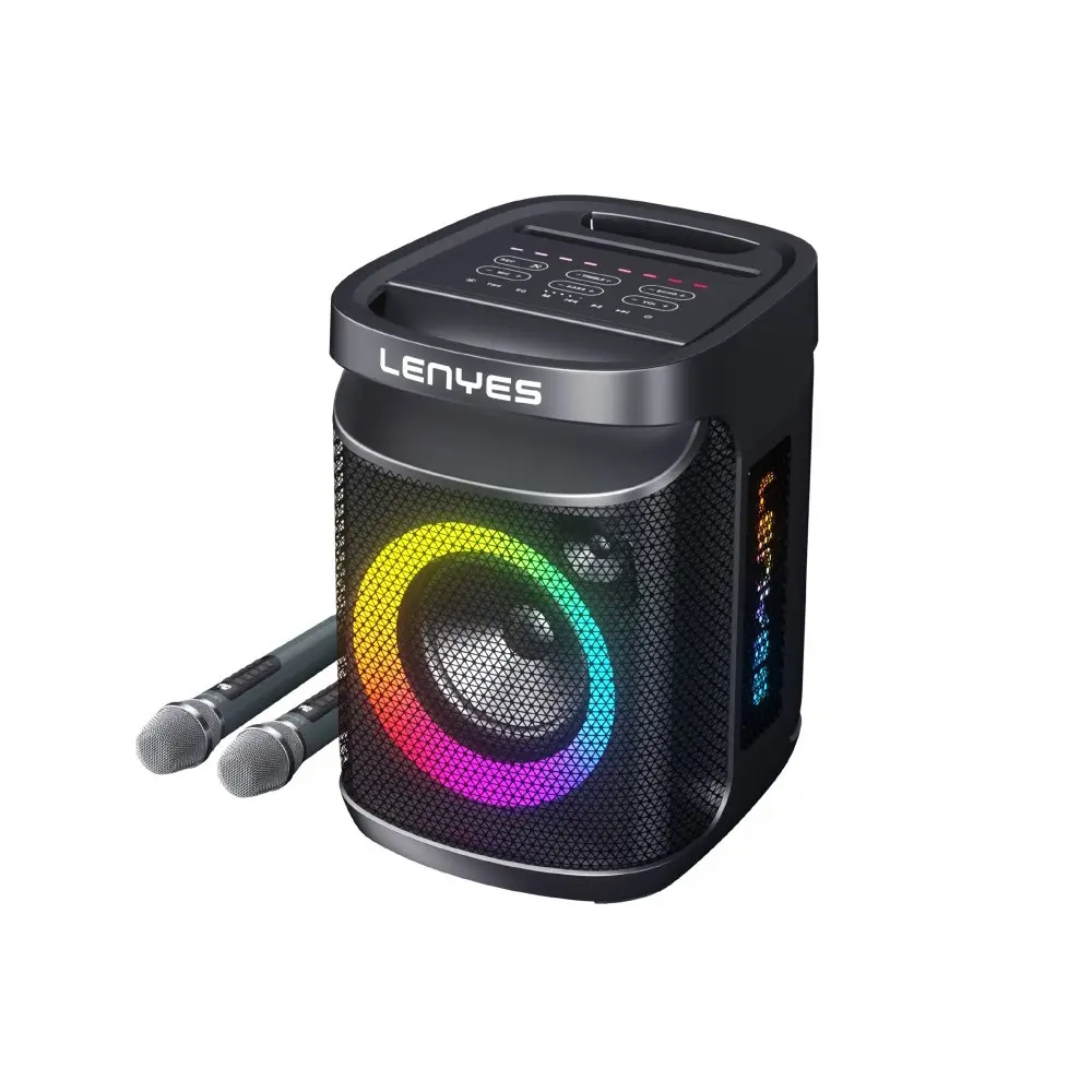 Lenyes S881 Bluetooth Hoparlör, Mikrofonlu, RGB Işıklı ve IPX4