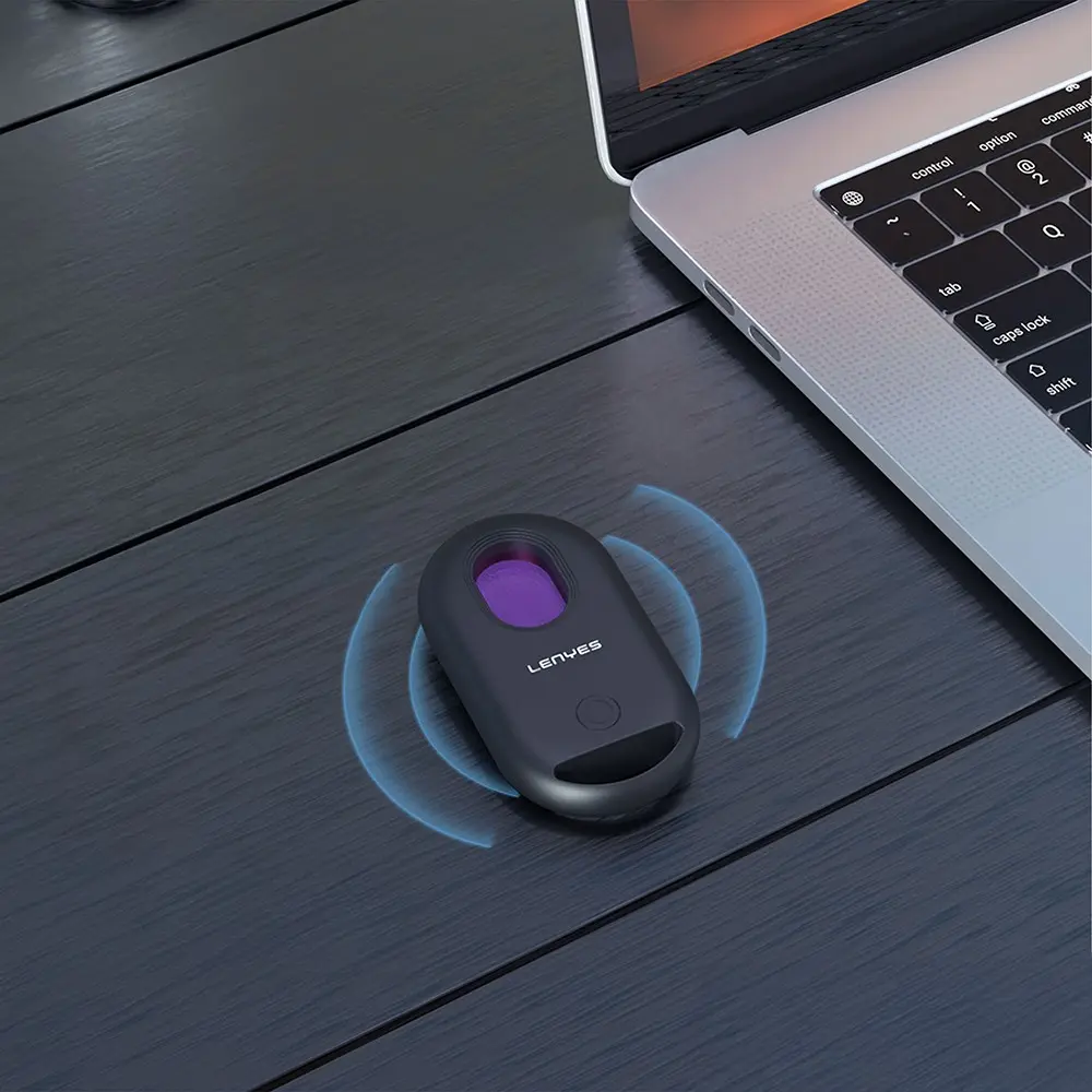 Lenyes TX20 Find My Destekli Anti-Loss Konum Takipli Gizli Kamera Dedektörü ve Alarm Cihazı