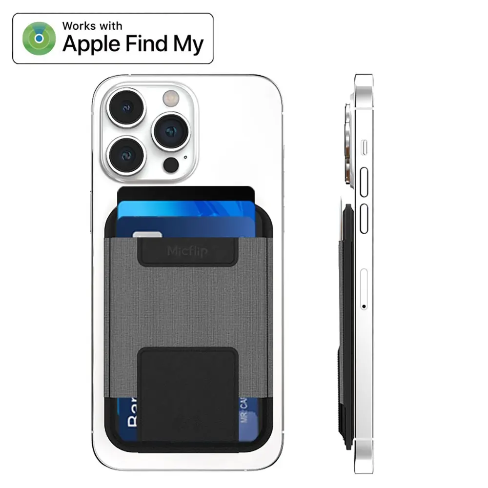 Micflip P065 iOS Uyumlu Manyetik Standlı Kartlık, Find My Destekli