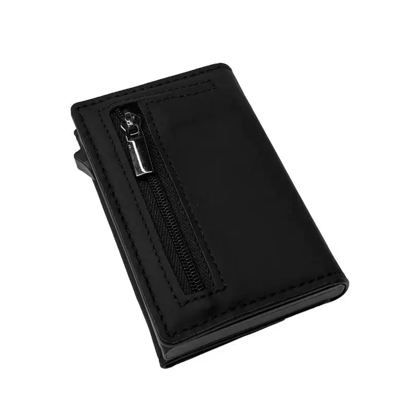Micflip P15 Three Fold Hakiki Deri Kartlık, Akıllı Takip Özellikli