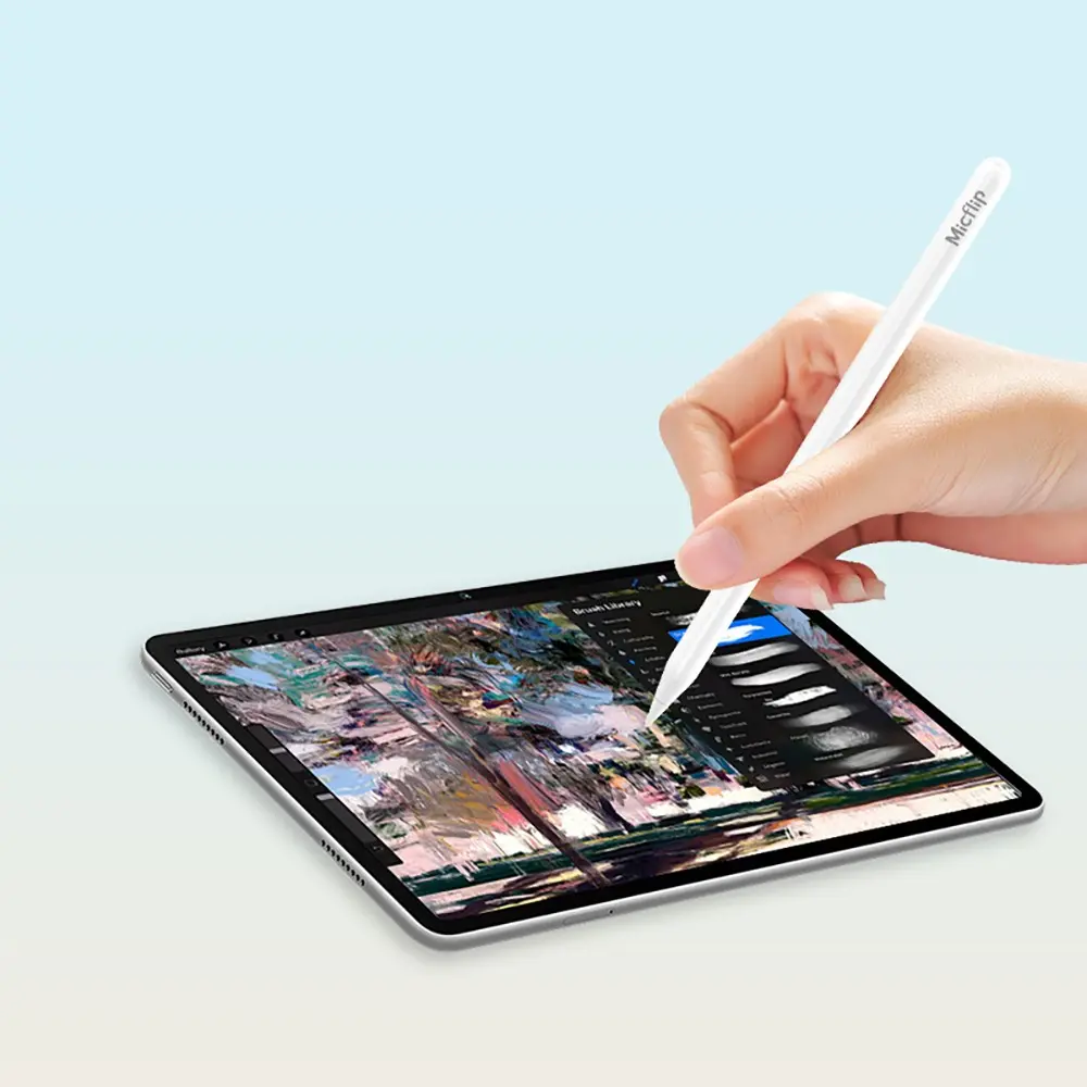 Micflip P22 Avuç İçi Reddi ve Eğim Hassasiyetli Dokunmatik Kalem