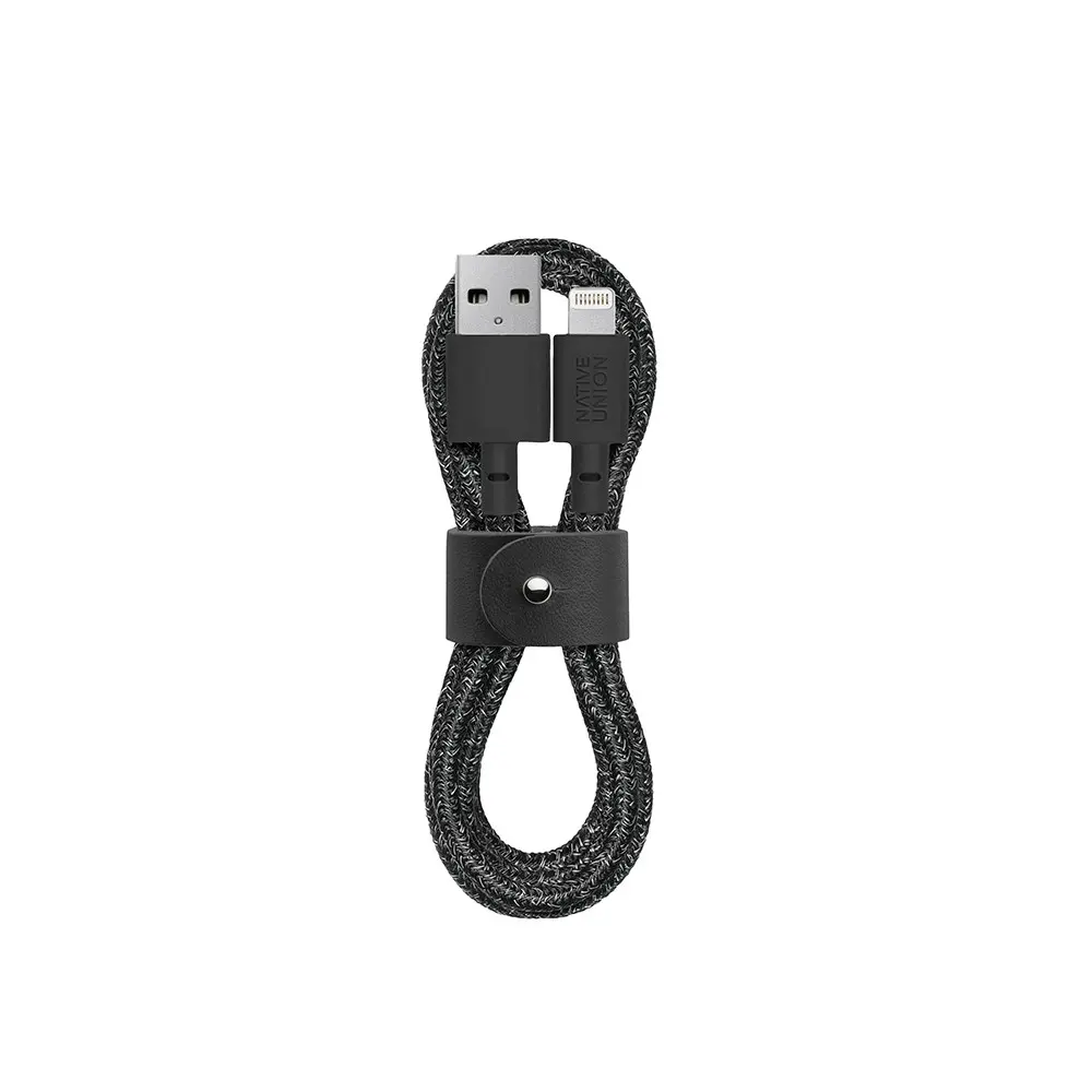 Native Union Belt USB-A Lightning Şarj Kablosu 1.2 m, Deri Kayışlı