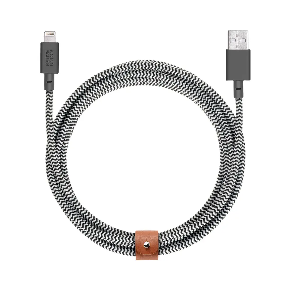 Native Union Belt USB-A to Lightning Şarj Kablosu, 3 m