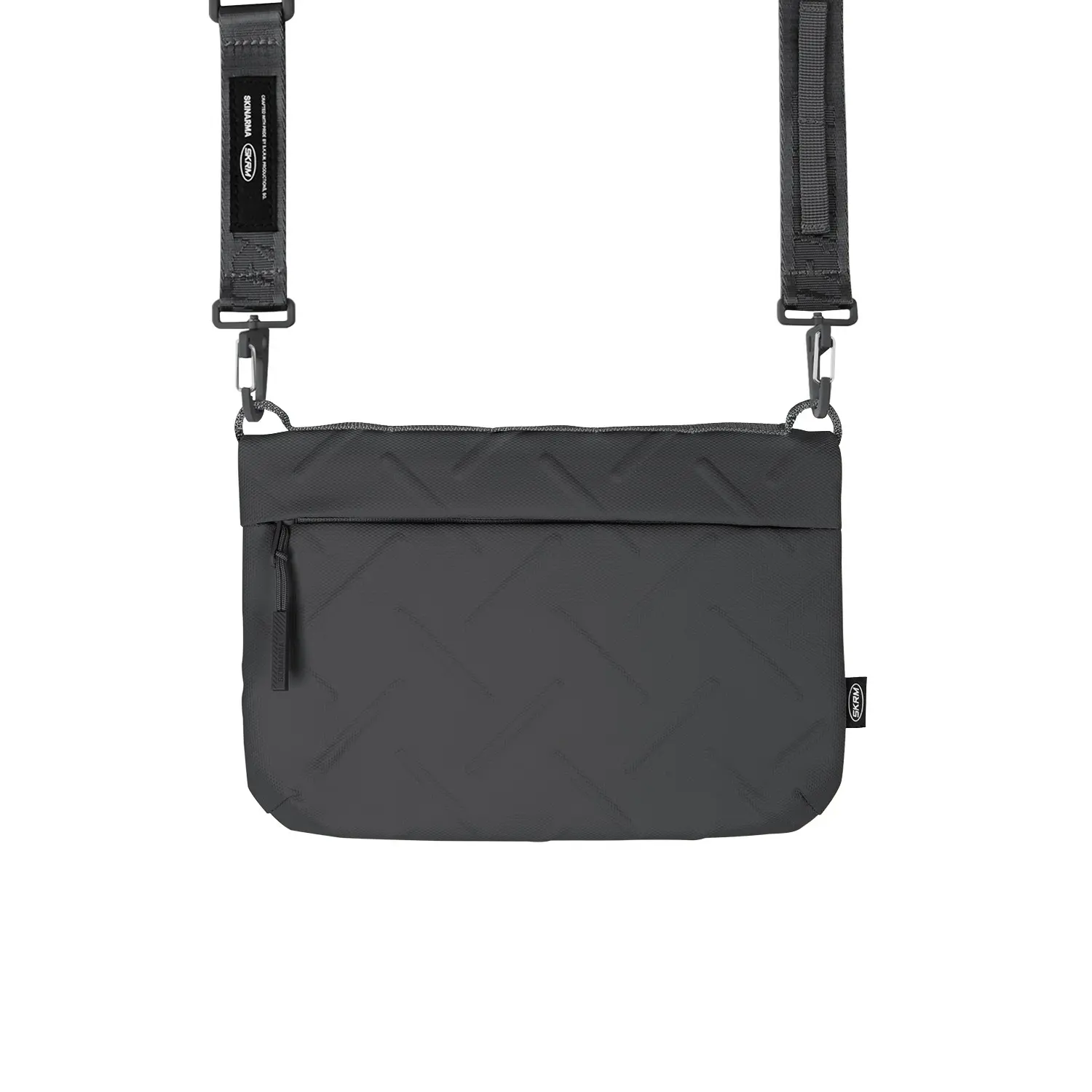 Skinarma Satchel Juno Desenli Naylon Bilek Askı Kayışlı Aksesuar Çantası