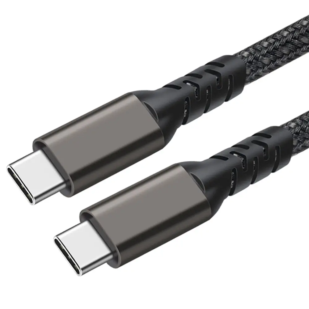 Qgeem 2. Jenerasyon Type-C to Type-C USB3.2 PD Data Kablosu, 100W 20Gbps 0.5 m