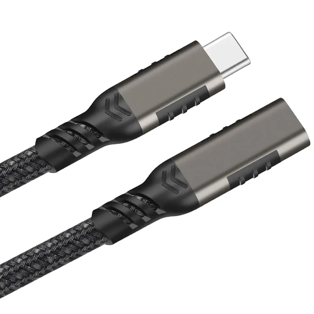 Qgeem Extension USB-C Uzatma Kablosu, 100W PD ve 20Gbps - 0.2 m