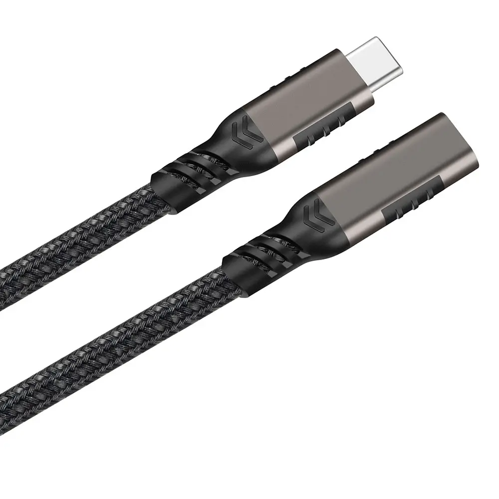 Qgeem Extension USB-C Uzatma Kablosu, 100W PD ve 20Gbps - 0.2 m