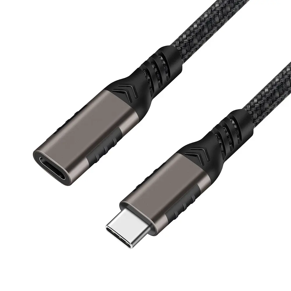 Qgeem Extension USB-C Uzatma Kablosu, 100W PD ve 20Gbps