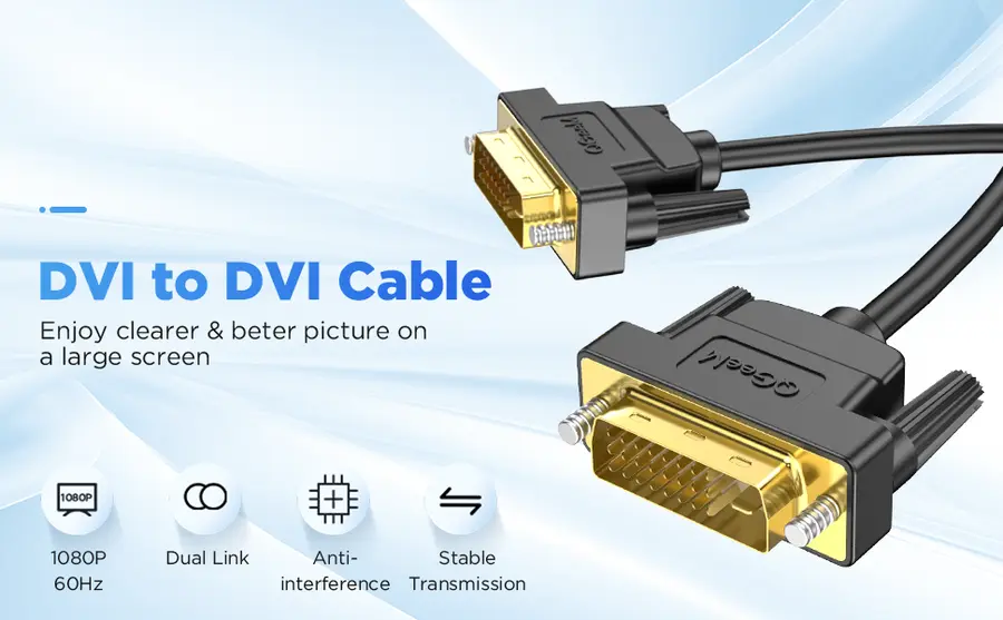 Qgeem QG-HD15 DVI Kablo 0.91M