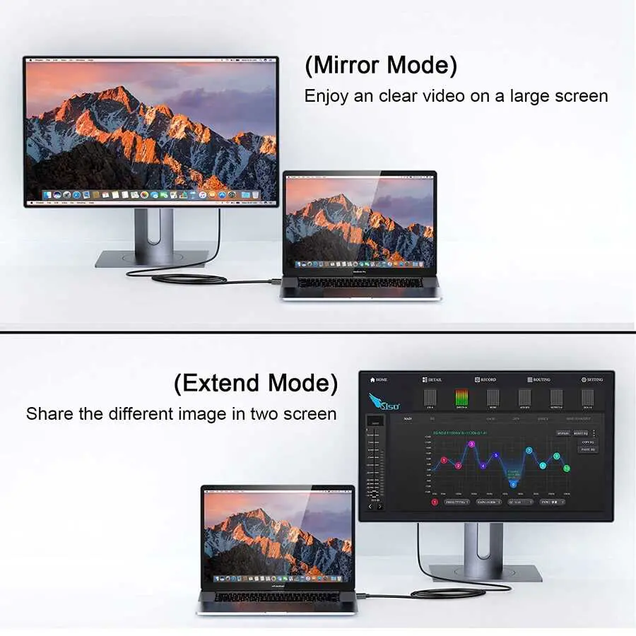 Qgeem QG-HD23 Mini DisplayPort to HDMI Kablo, 4K Destekli 180 cm