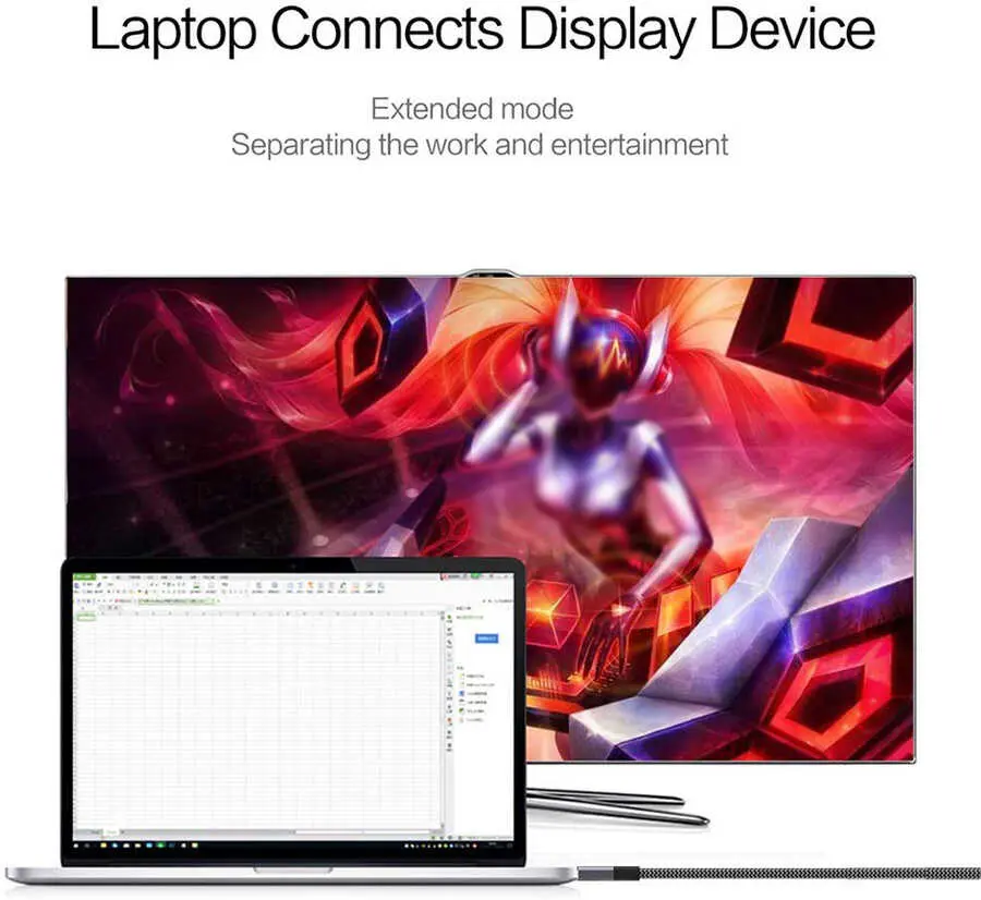 Qgeem QG-UA14 Type-C To Mini Display Port Kablo