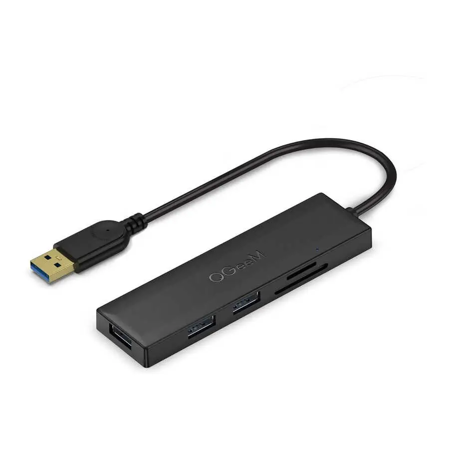 Qgeem QG-UH05 USB Hub, 3 USB 3.0 ve SD Kart Okuyuculu