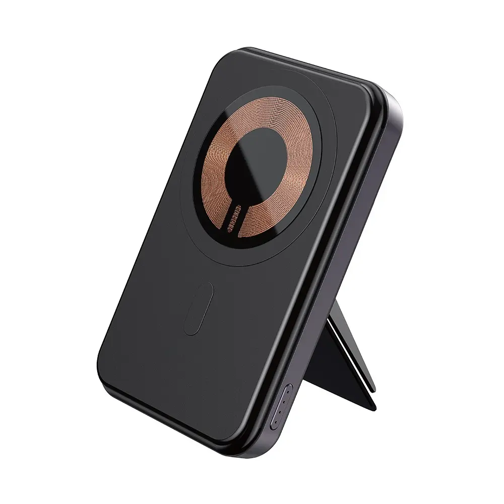 Raptic Trio Standlı 5000mAh Kablosuz ve PD Hızlı Şarj Powerbank, 15W