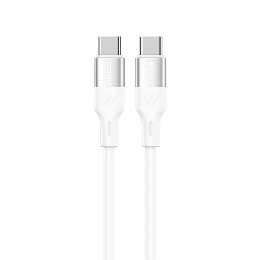 Recci RC85E GaN 67W Hızlı Şarj Adaptörü ve USB-C Kablo Seti