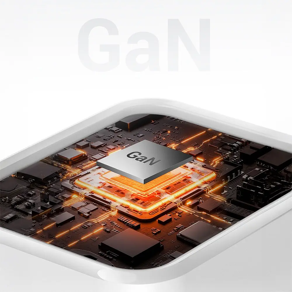 Recci RC123E GaN Şarj Adaptörü, 65W PD ve Type-C Kablo Seti