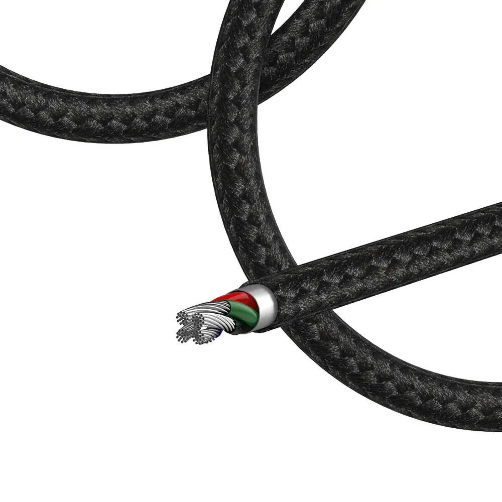 Recci RCS-D120 3in1 USB-A to Lightning Type-C Micro Şarj ve Data Kablosu 1.2M