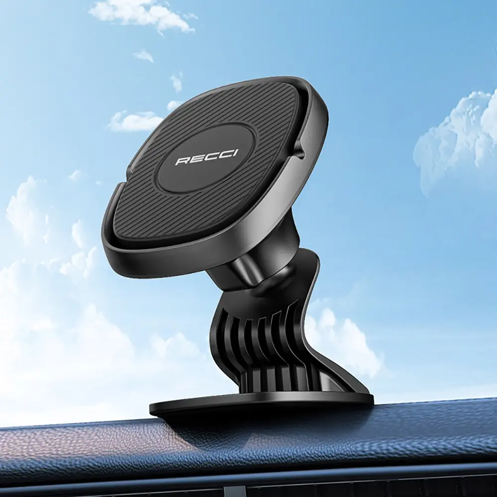 Recci RHO-C18 Manyetik 360 Derece Dönebilen Araç Telefon Tutucu