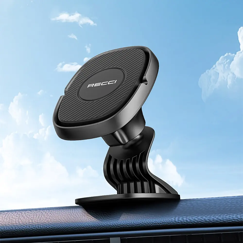 Recci RHO-C18 Manyetik 360 Derece Dönebilen Araç Telefon Tutucu