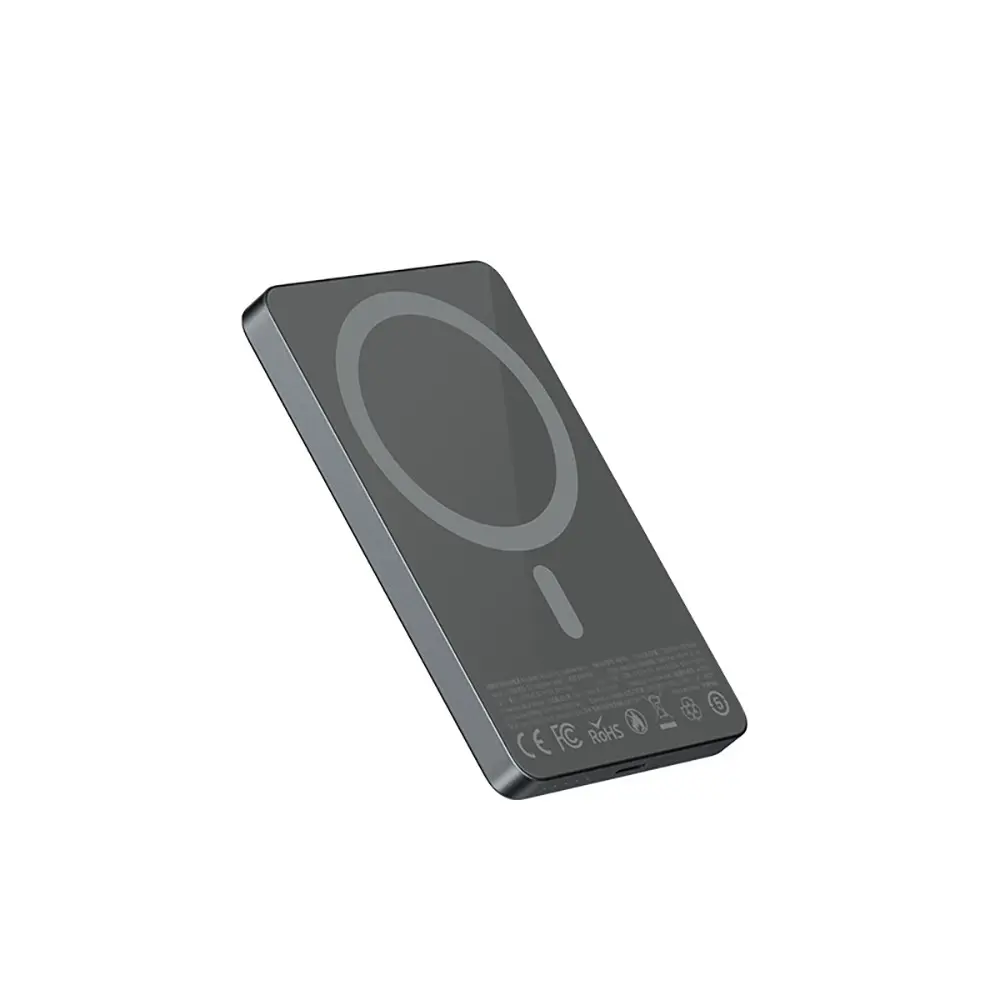 Recci RP35 10000mAh PD 20W Kablosuz Şarjlı Powerbank, LED Göstergeli