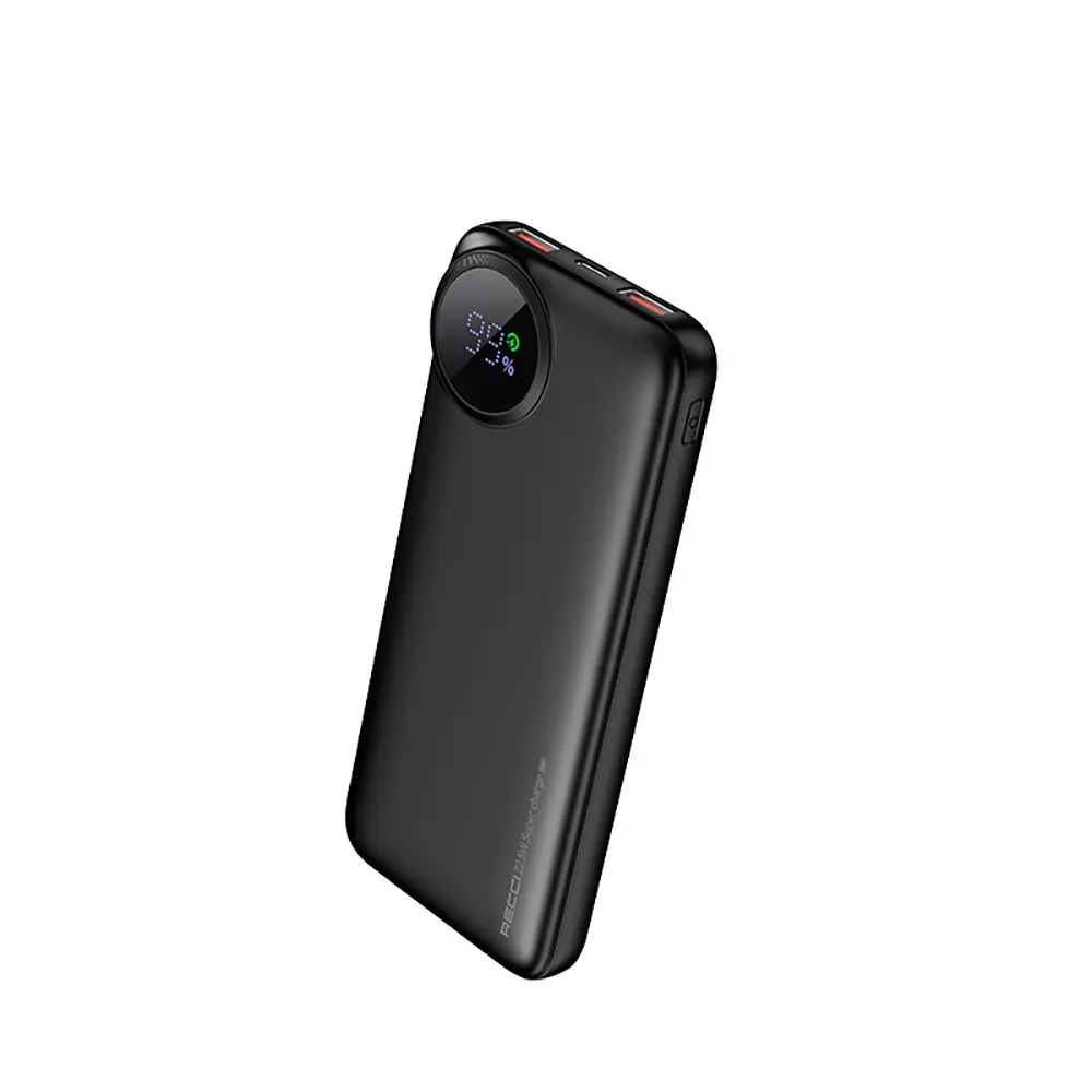 Recci RPB-P48 10000 mAh Powerbank, 22.5W ve PD 20W Hızlı Şarj