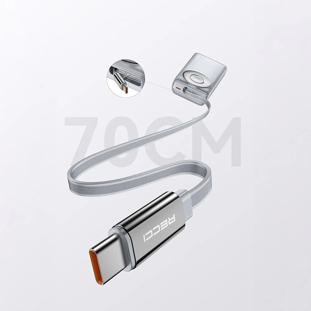 Recci RPB-P72 20.000mAh 65W Type-C Kablolu Powerbank