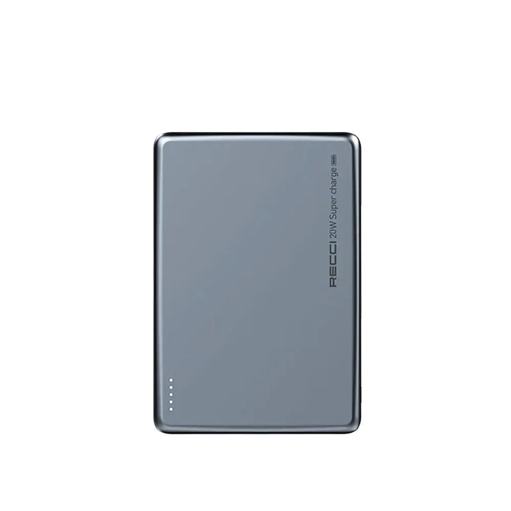 Recci RPB-W20 20W PD ve 15W Kablosuz Şarjlı Powerbank 4900mAh