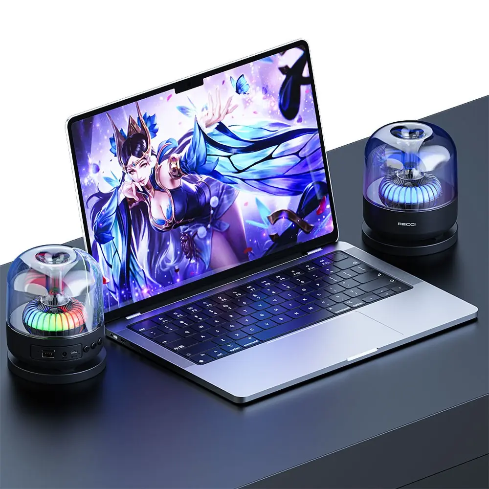 Recci RSK-W31 Amber Bluetooth 5.0 Hoparlör, RGB Işıklı ve 5W
