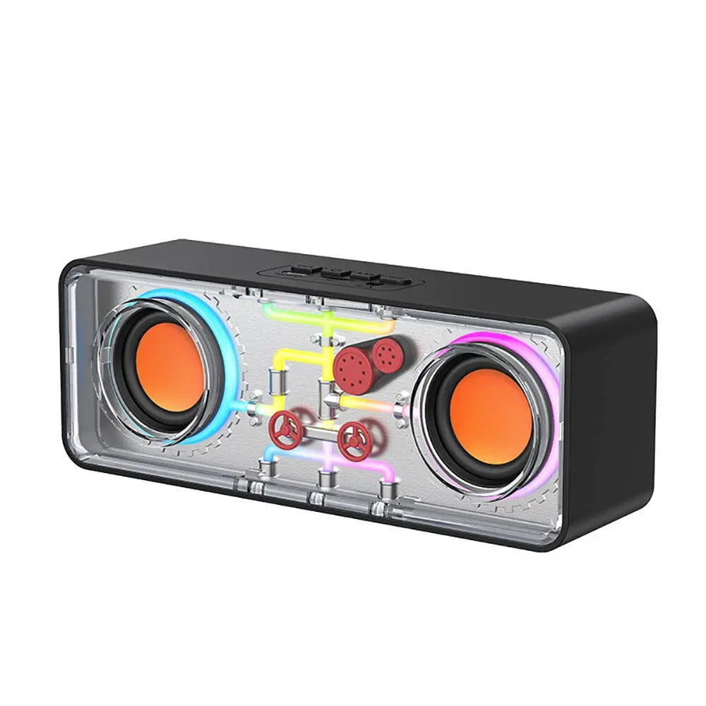 Recci RSK-W38 Space Station Bluetooth Hoparlör, RGB Işıklı ve FM Radyolu