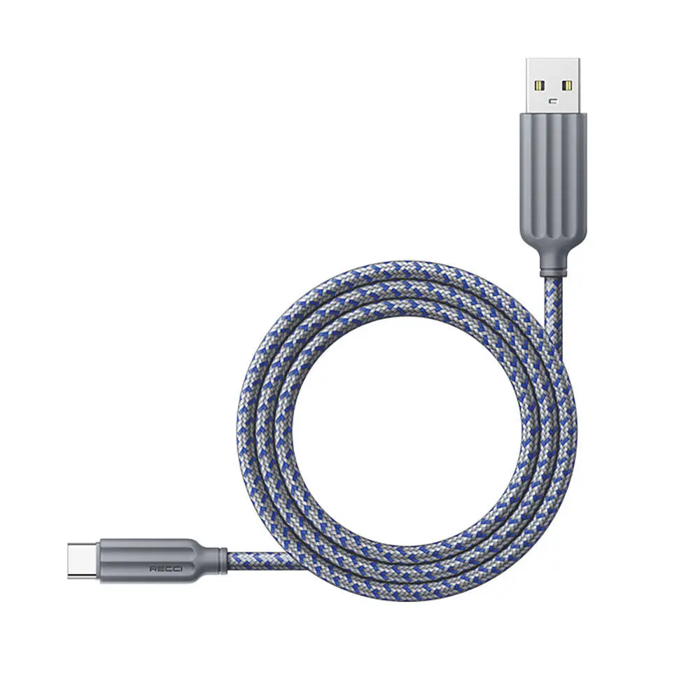 Recci RTC-N23C Type-C to USB-A Şarj ve Data Kablosu, 3A, 1 m
