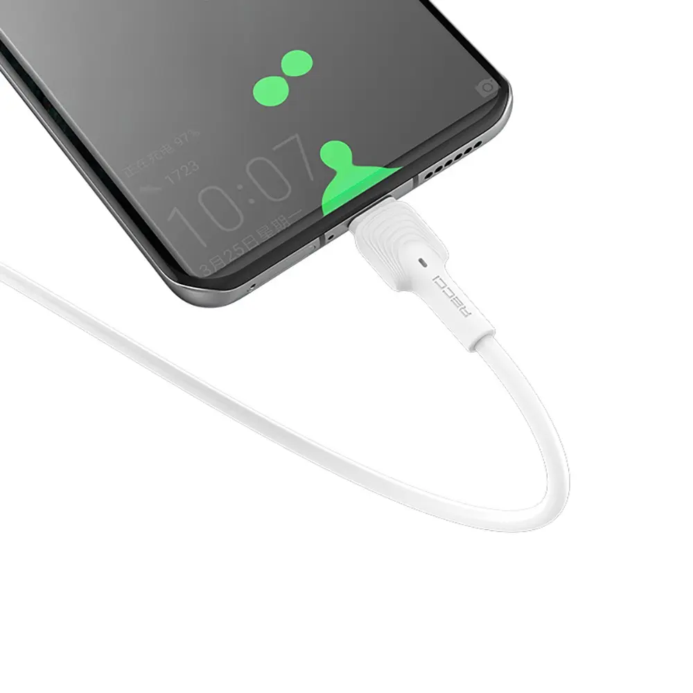 Recci RTC-N26L USB-A to Lightning Şarj ve Data Kablosu, 1 m