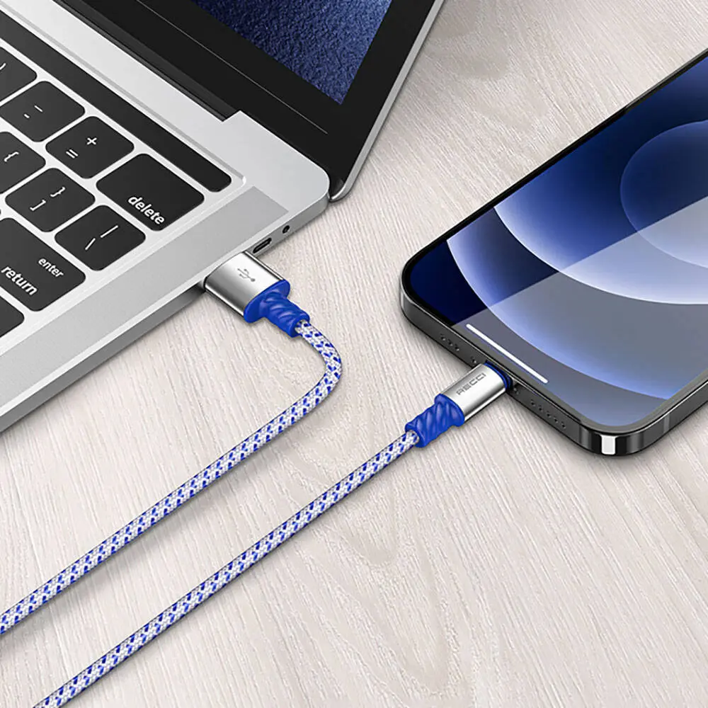 Recci RTC-N33M Instant USB-A to Micro USB Şarj ve Data Kablosu, 2 m