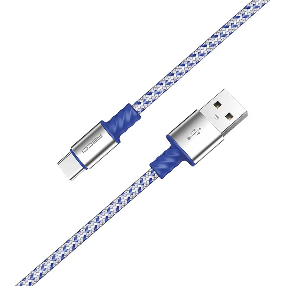 Recci RTC-N32C Instant USB-A to Type-C Şarj ve Data Kablosu, 1 m