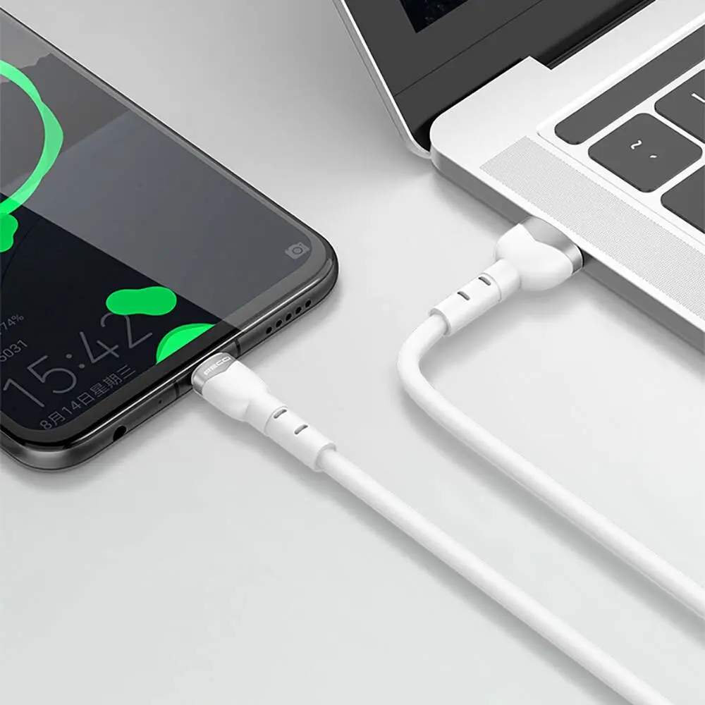 Recci RTC-N35L Lightning to USB-A Şarj Kablosu, 100 cm ve 5A